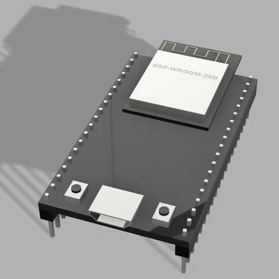 Mô hình Board ESP32-WROOM-32D (Parametric - Fusion 360)