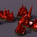Bộ địa hình pha lê (Red Crystal Terrain Set) - Thumbnail 5