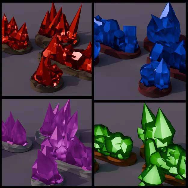 Bộ địa hình pha lê (Red Crystal Terrain Set) - Image 12