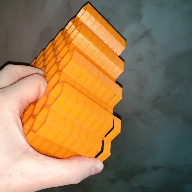 Mẫu vách ngăn tổ ong (Honeycomb) xếp chồng cho máy in FDM - Image 1