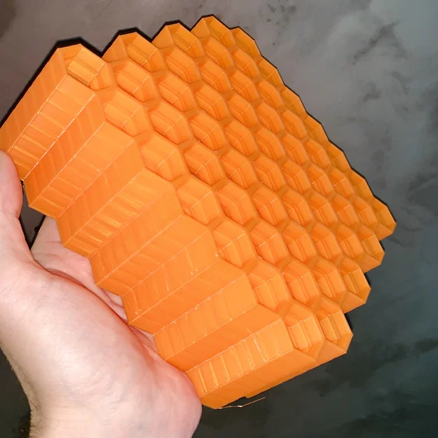 Mẫu vách ngăn tổ ong (Honeycomb) xếp chồng cho máy in FDM - Image 2