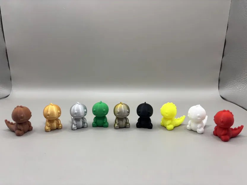 Khủng long con dễ thương - Móc khóa (4 gram) - Image 1