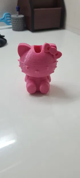 Giá đỡ bật lửa hình Hello Kitty siêu dễ thương cho fan 3D printing - Image 2