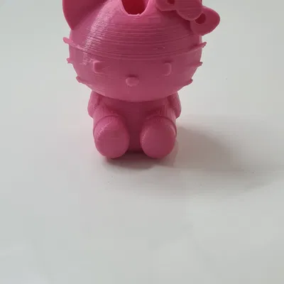 Giá đỡ bật lửa hình Hello Kitty siêu dễ thương cho fan 3D printing