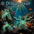 Mô hình Hộp sọ Rồng San hô (Coral Dragon Skull) kèm đế - Thumbnail 3