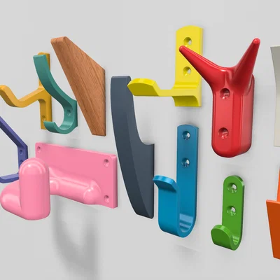 Móc treo tường đa năng (Wall Hook) - 12 phiên bản