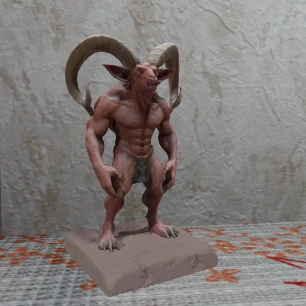 Mô hình dê D&D - Phiên bản in FDM không cần support - Image 1