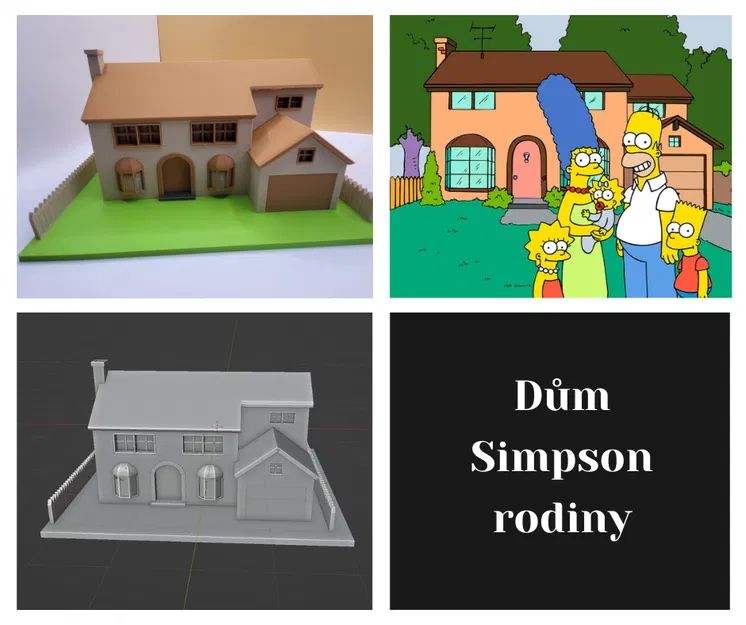 Mô hình 3D ngôi nhà Simpsons - Image 2