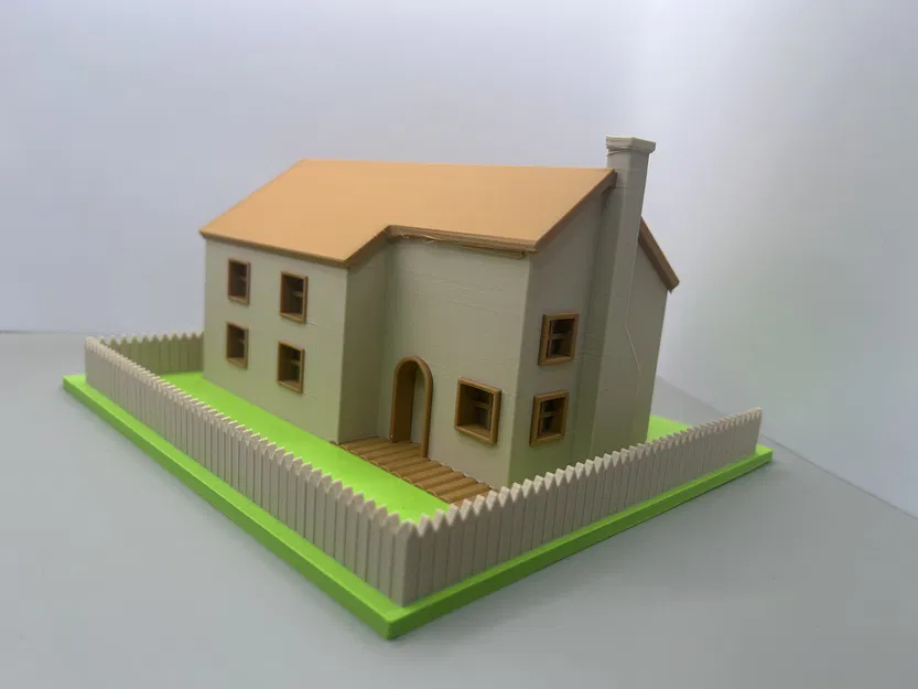 Mô hình 3D ngôi nhà Simpsons - Image 3