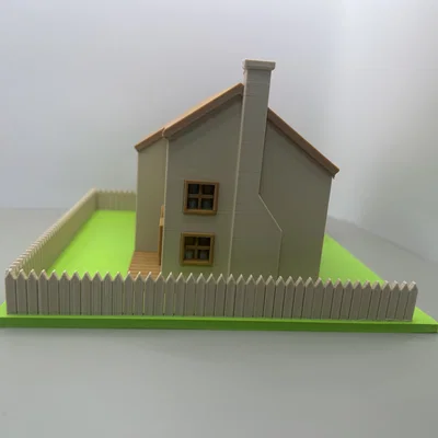 Mô hình 3D ngôi nhà Simpsons