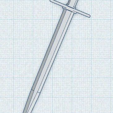 Mô hình kiếm dài (Longsword) cực ngầu cho Dummy 13