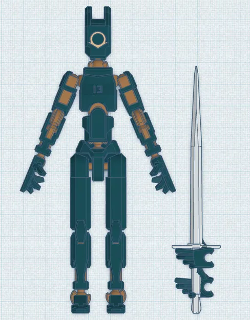 Mô hình kiếm dài (Longsword) cực ngầu cho Dummy 13 - Image 2