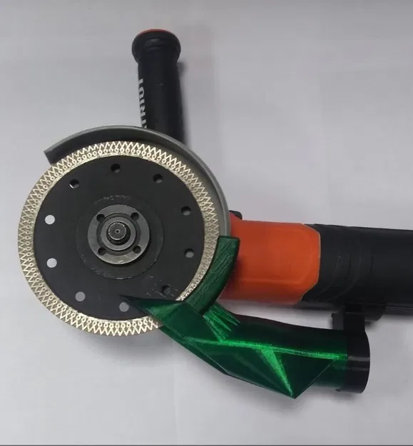 Bộ hút bụi 3D cho máy mài góc 125mm khi cắt thẳng cực tiện lợi - Image 1