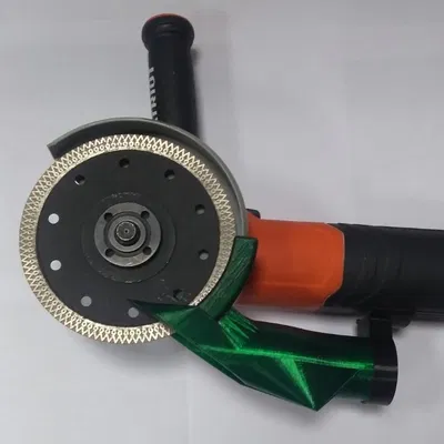 Bộ hút bụi 3D cho máy mài góc 125mm khi cắt thẳng cực tiện lợi