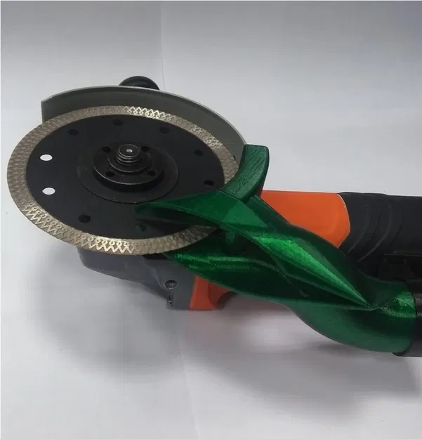 Bộ hút bụi 3D cho máy mài góc 125mm khi cắt thẳng cực tiện lợi - Image 2