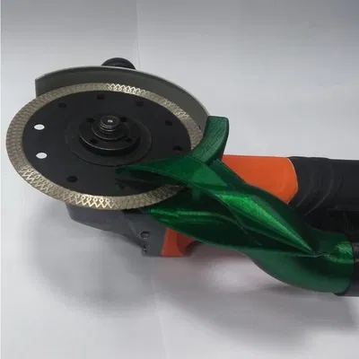 Bộ hút bụi 3D cho máy mài góc 125mm khi cắt thẳng cực tiện lợi