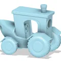 Mô hình 3D Benchy Traktor - Sự kết hợp độc đáo giữa thuyền và xe cày - Thumbnail 2