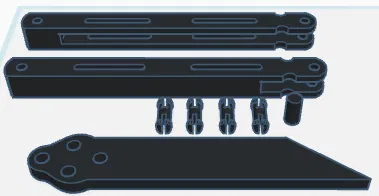 Mô hình dao xếp (butterfly knife) 3D giải trí cực vui - Image 2