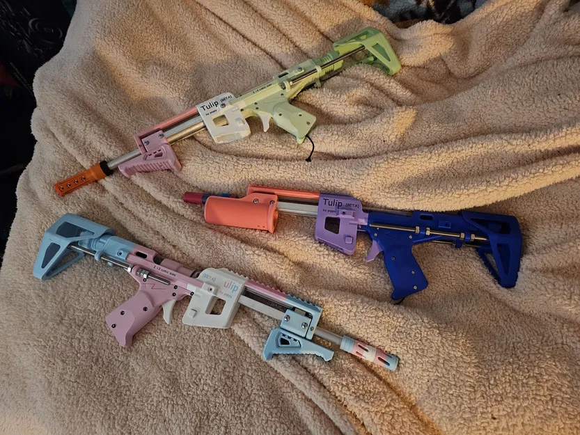 Tulip Custom Compact Nerf Blaster - Image 1