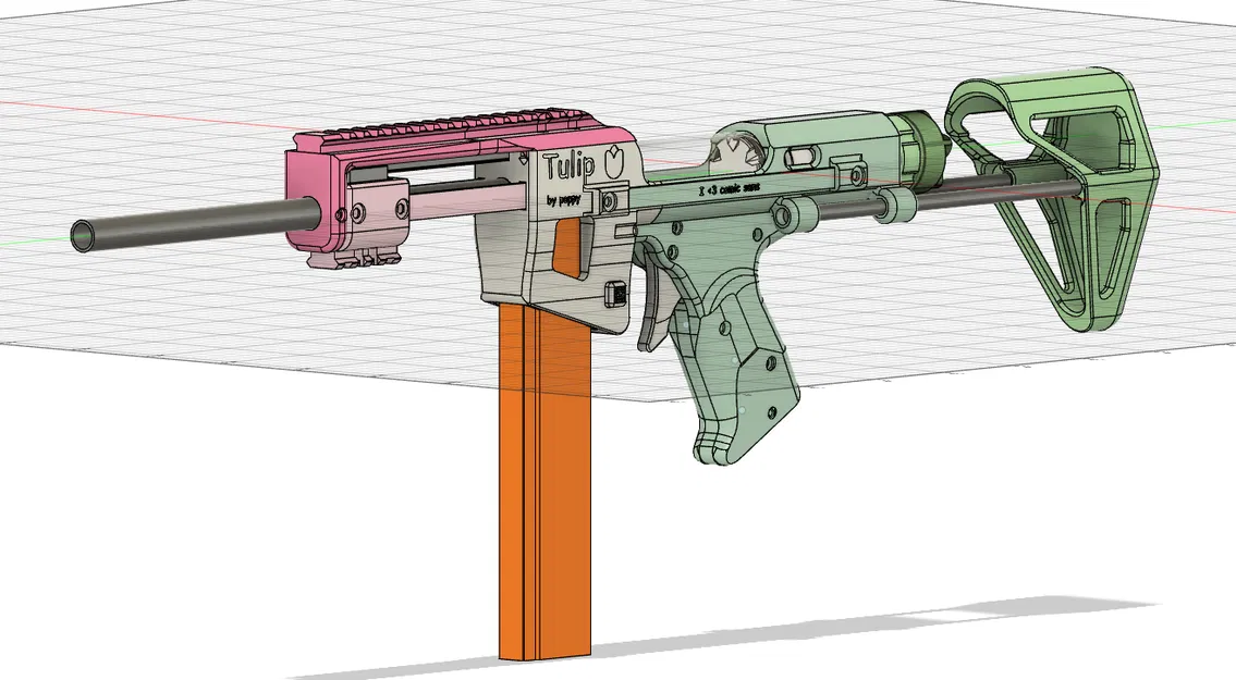 Tulip Custom Compact Nerf Blaster - Image 2