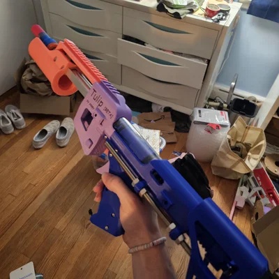 Tulip Custom Compact Nerf Blaster