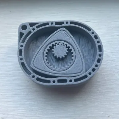 Móc khóa mô hình động cơ Rotary xoay được độc đáo cho dân mê xe