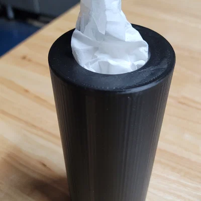Hộp đựng khăn giấy Kleenex dạng tròn dành cho hộc để ly trên xe hơi