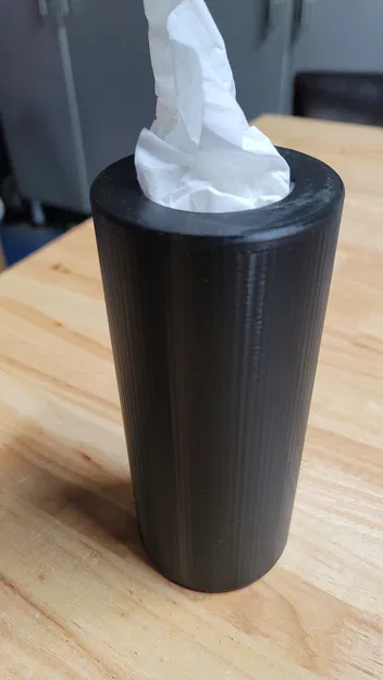 Hộp đựng khăn giấy Kleenex dạng tròn dành cho hộc để ly trên xe hơi - Image 2