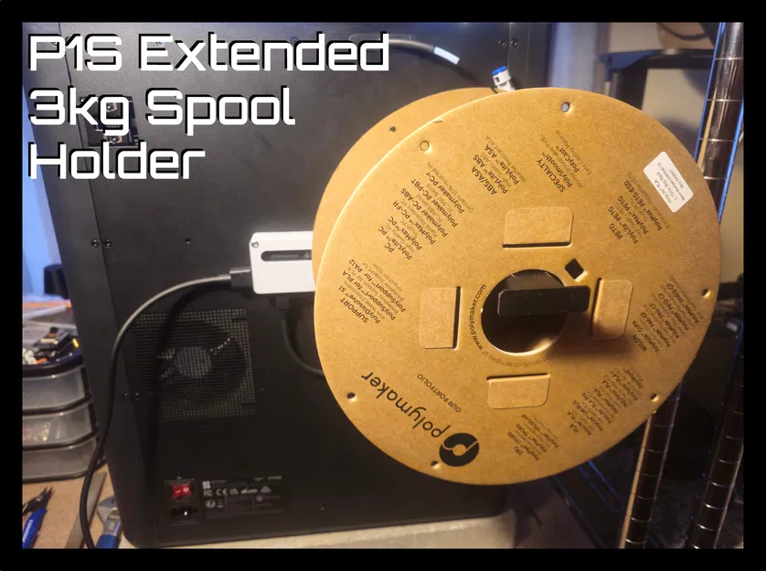 Giá treo cuộn nhựa 3kg cho máy in 3D Bambu Lab P1S - Image 1