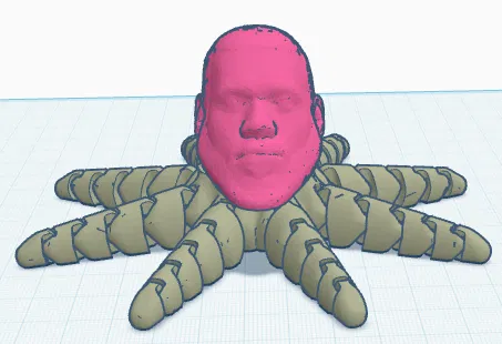 Mô hình 3D Lebron-o-pus: LeBron James hóa thân bạch tuộc siêu hài hước - Image 1