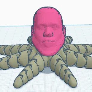 Mô hình 3D Lebron-o-pus: LeBron James hóa thân bạch tuộc siêu hài hước