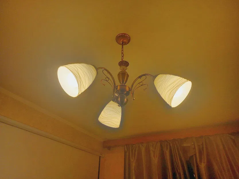 Chụp đèn thiết kế họa tiết sọc lượn sóng - Image 3