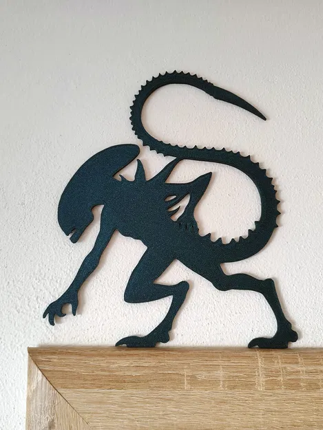 Góc trang trí cửa hình Xenomorph - Image 1