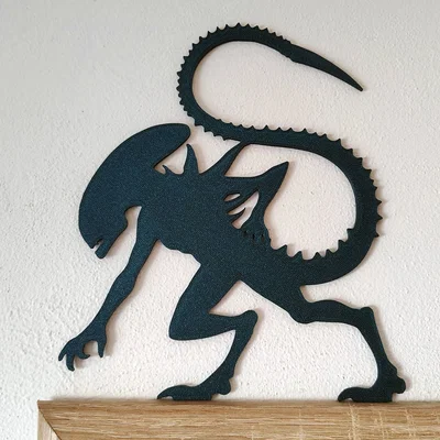 Góc trang trí cửa hình Xenomorph