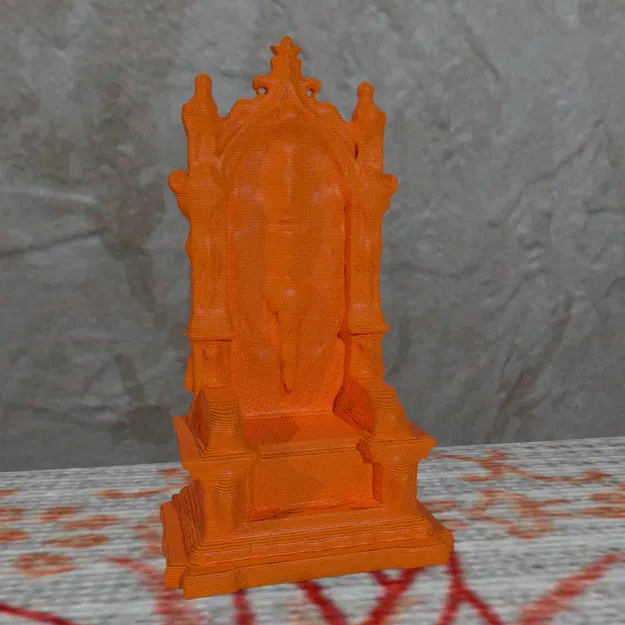 Mô Hình Ghế Ngai Vàng D&D - Hỗ Trợ In 3D FDM Không Cần Support - Image 1