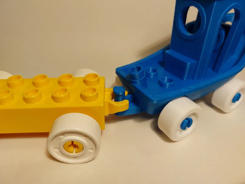 Duplo Benchy car-boat (Thuyền Benchy tương thích Lego Duplo) - Image 3