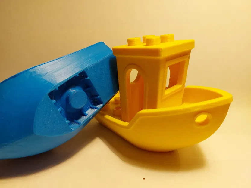 Duplo Benchy car-boat (Thuyền Benchy tương thích Lego Duplo) - Image 7