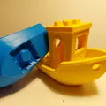 Duplo Benchy car-boat (Thuyền Benchy tương thích Lego Duplo) - Thumbnail 7