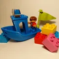 Duplo Benchy car-boat (Thuyền Benchy tương thích Lego Duplo) - Thumbnail 8