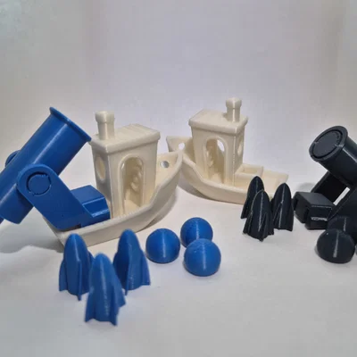 Balo pháo cho tàu Benchy gốc (in liền khối)