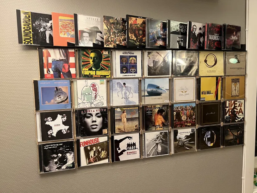 Giá đỡ / Kệ để đĩa CD treo tường - Image 1