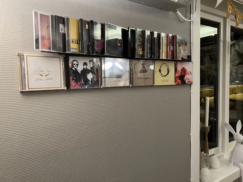 Giá đỡ / Kệ để đĩa CD treo tường - Image 2