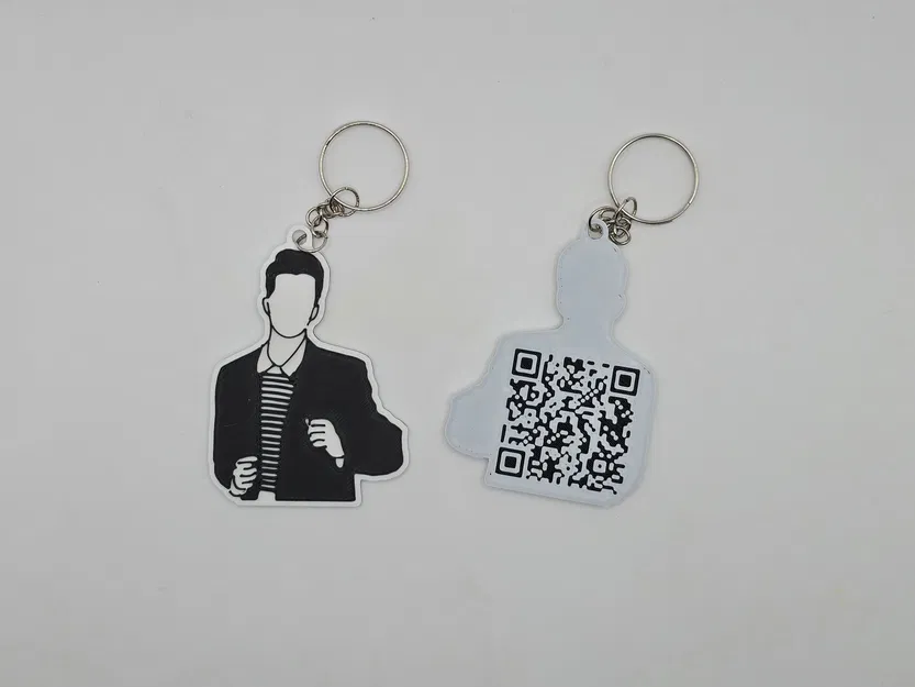 Móc khóa mã QR Rickroll (Không cần MMU/AMS) - Image 1