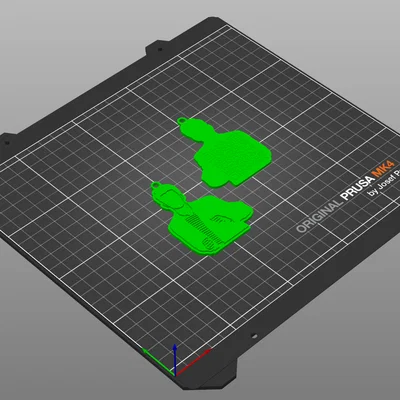 Móc khóa mã QR Rickroll (Không cần MMU/AMS)