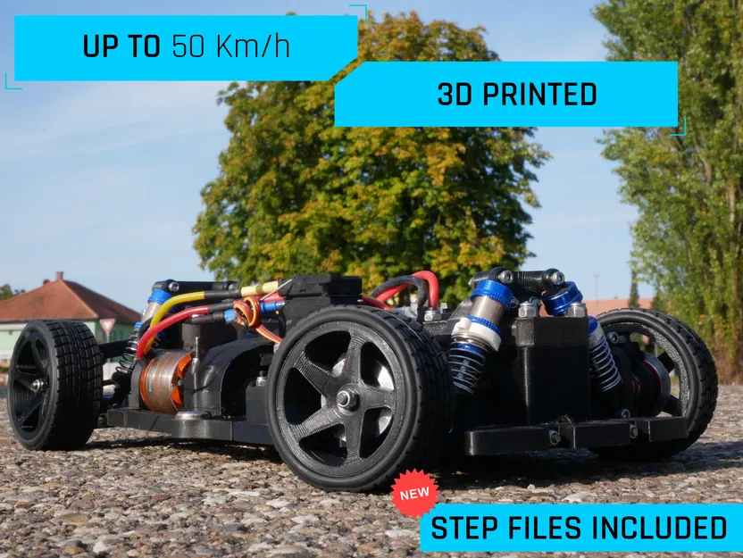 EXPLORER-MK1: KHUNG GẦM XE RC TỶ LỆ 1:10 IN 3D - Image 1