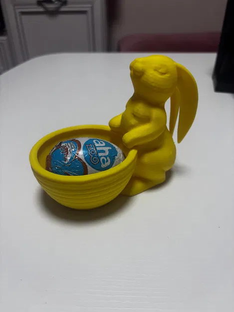 Mô hình chú thỏ giữ trứng Phục sinh (Easter bunny egg holder) in 3D - Image 1