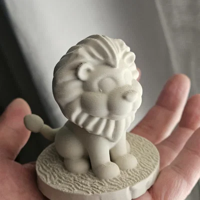 Mô hình sư tử con (Lion Cub) đáng yêu trang trí bàn làm việc