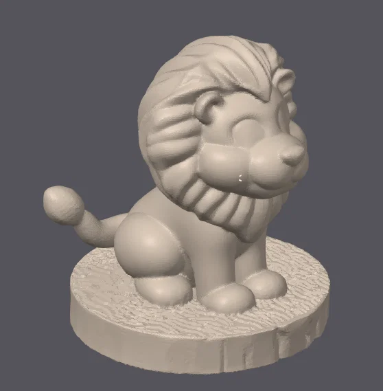 Mô hình sư tử con (Lion Cub) đáng yêu trang trí bàn làm việc - Image 4