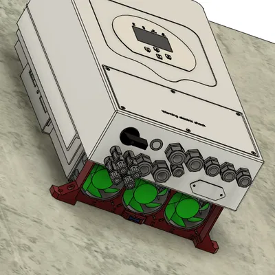 Giá đỡ quạt cho biến tần Deye 6kW