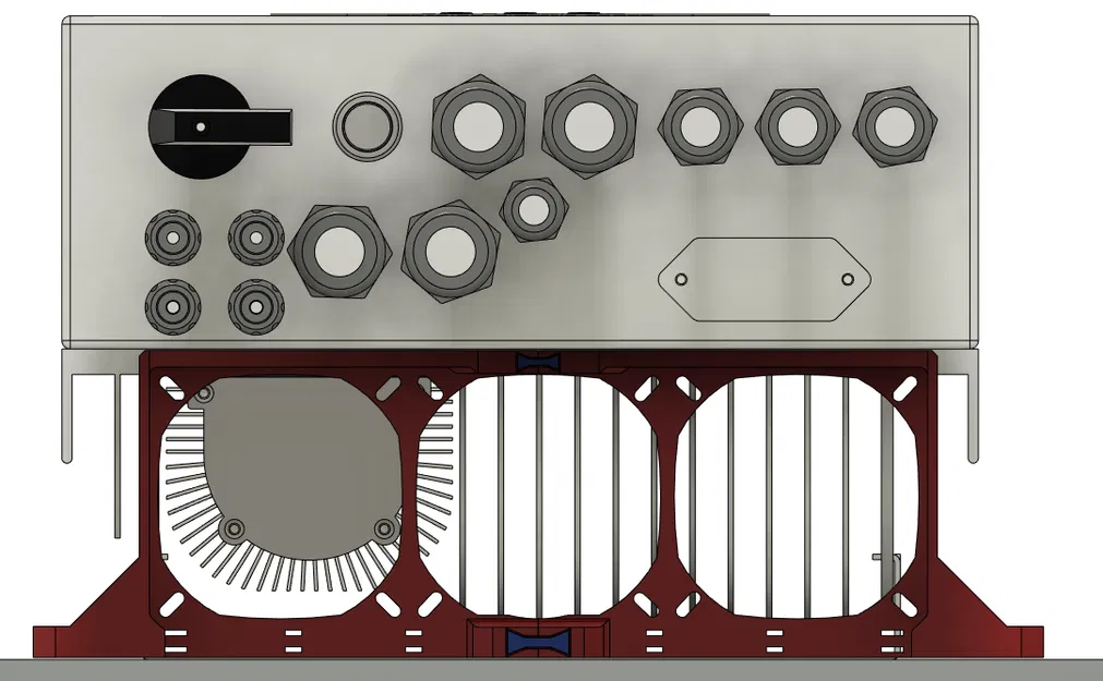 Giá đỡ quạt cho biến tần Deye 6kW - Image 6